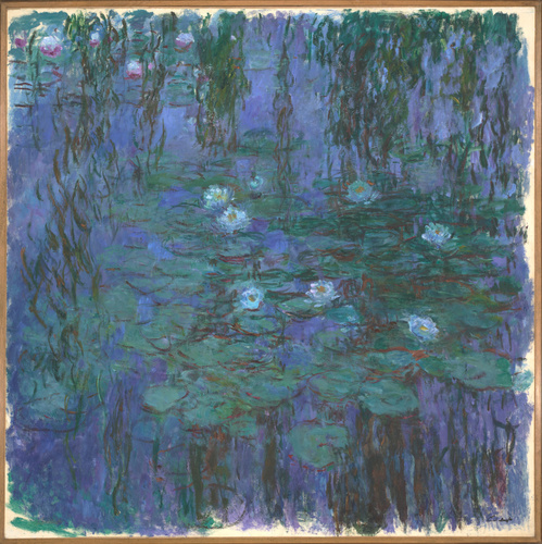 Les Nymphéas de Claude Monet Nymphéas bleus - Claude Monet | Musée d'Orsay