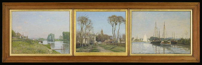 Camille Pissarro - Entrée du village de Voisins