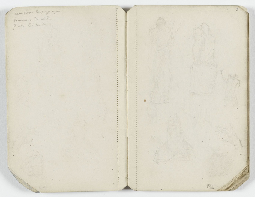 Annotations manuscrites - Jean Hugues | Musée d'Orsay