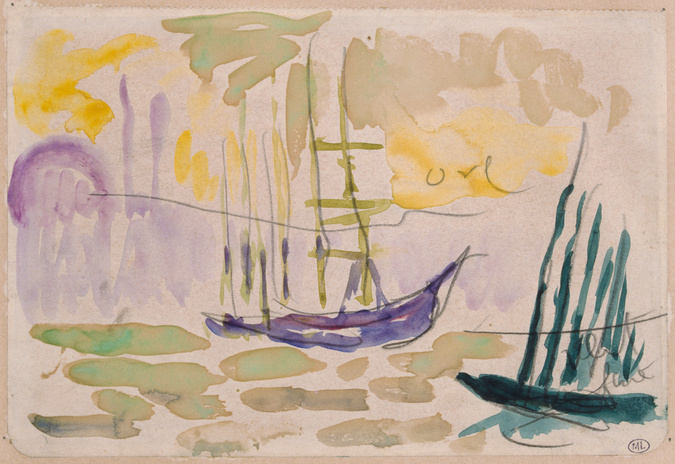 Paul Signac - Bateaux sur la Corne d'Or