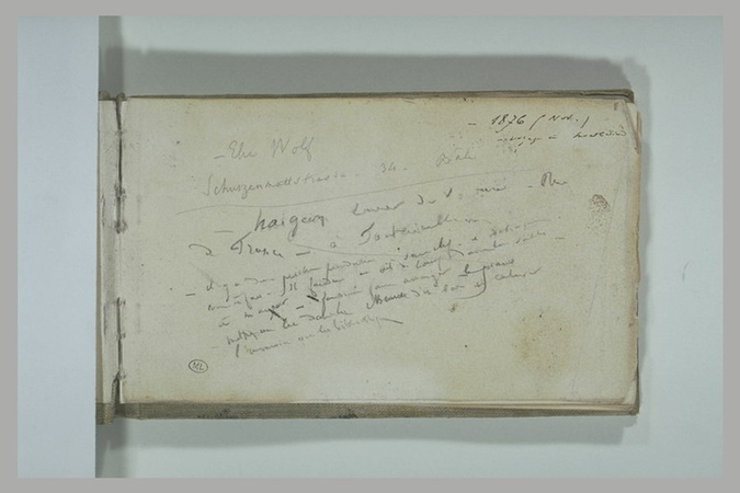 Alphonse de Neuville - Notes manuscrites