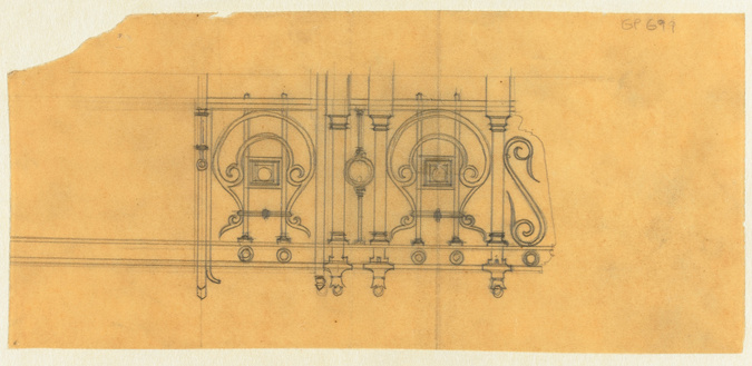 Hector Guimard - Travaux d'école. Problème d'identification