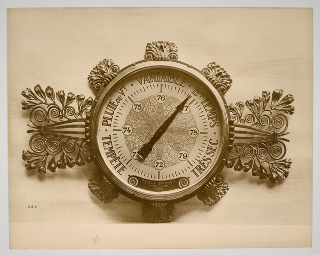 François Harand - Paquebot Paris, Grand Salon, baromètre