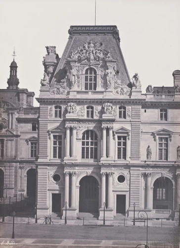 Edouard Baldus - Le Louvre, pavillon Turgot