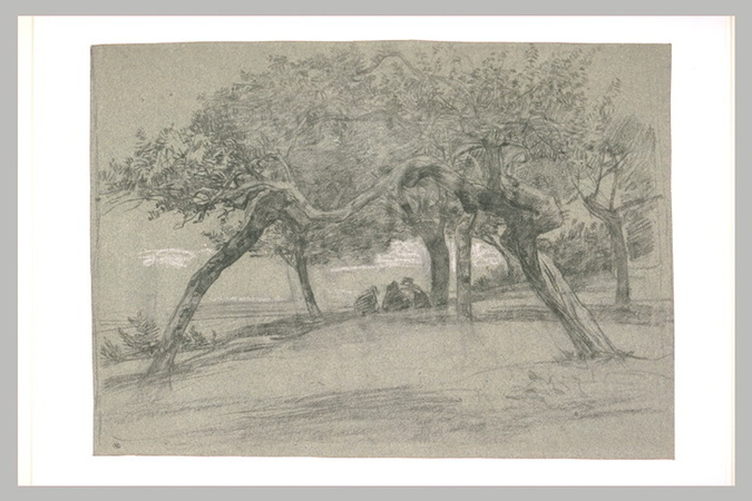 La Rade de Villefranche - Eugène Boudin | Musée d'Orsay