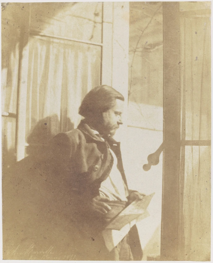 Charles Marville - Autoportrait à la fenêtre