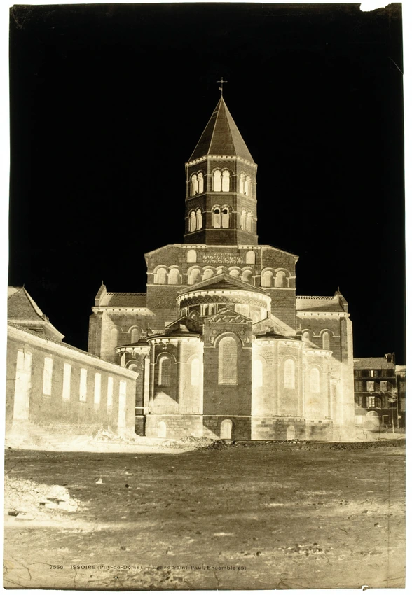 Gustave Le Gray - Issoire (Puy-de-Dôme) - Chevet, église Sainte-Austremoine