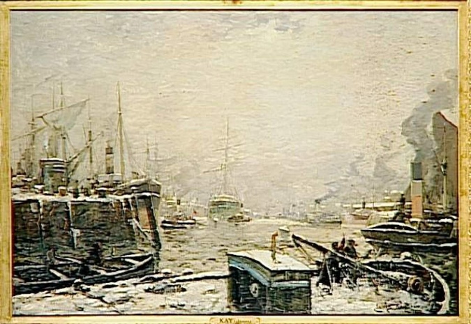 James Kay - L'hiver sur les bords de la Clyde