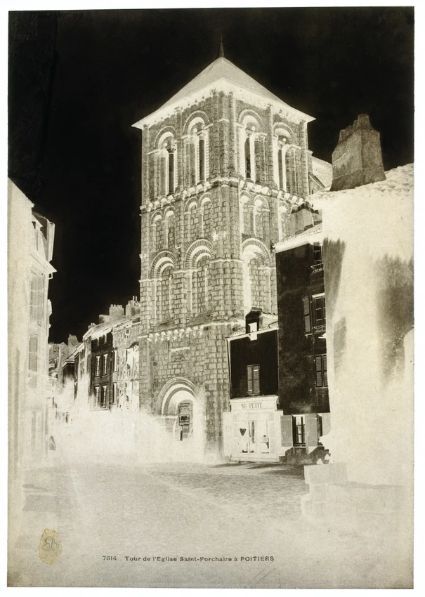 Poitiers (Vienne) - Tour de l'église Saint-Porchaire - Gustave Le Gray