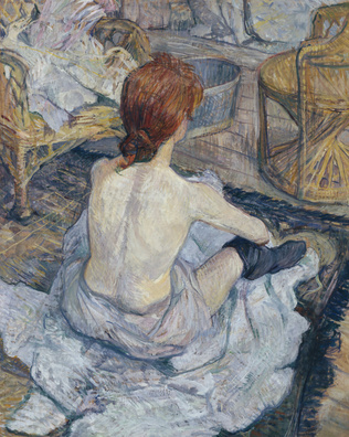 Henri de Toulouse-Lautrec - Rousse (La toilette)