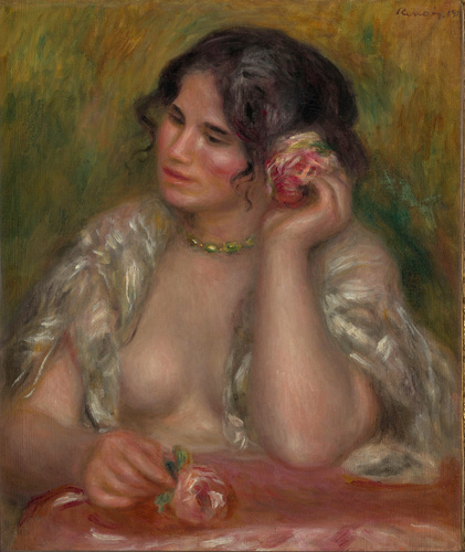 Auguste Renoir - Gabrielle à la rose
