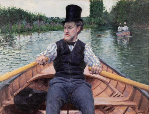 tableau, Gustave Caillebotte, Partie de bateau, vers 1877-1878