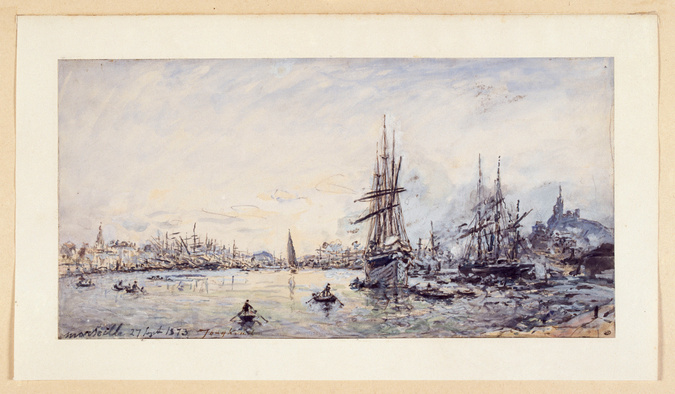 Johan Barthold Jongkind - Le port de Marseille