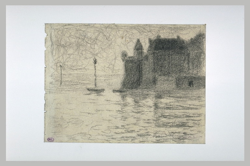 Paul Signac - Les remparts du Mont-Saint-Michel