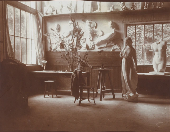 René Lalique - La Benneterie, un coin de l'atelier