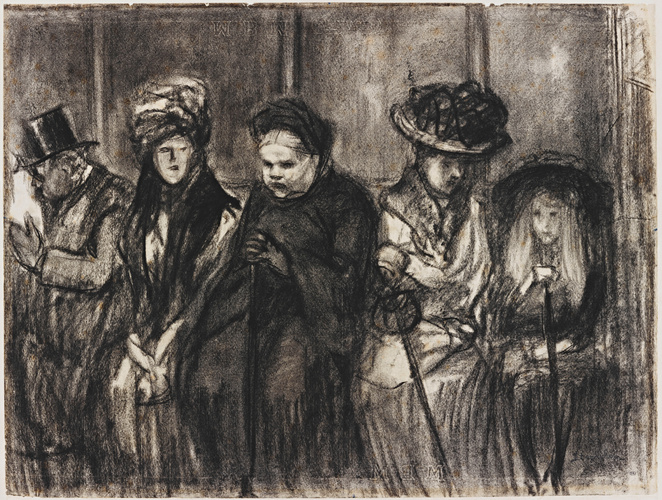 Théophile Alexandre Steinlen - Voyageurs assis