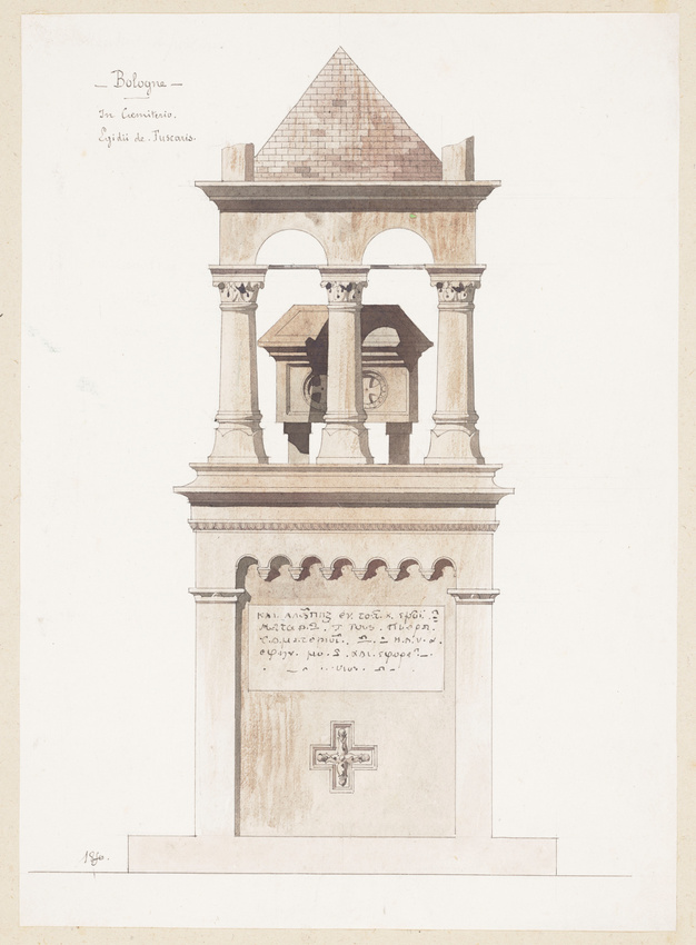 Edouard Villain - Egidii de Tuscanis, cimetière de Bologne