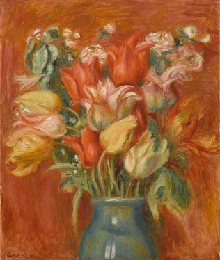 Bouquet de tulipes - Auguste Renoir