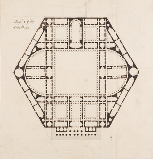 Edouard Villain - Jean-Nicolas-Louis Durand, Collège sur un terrain triangulaire...