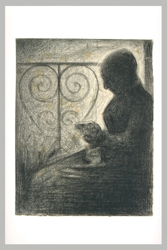 Georges Seurat - 'Devant le balcon'