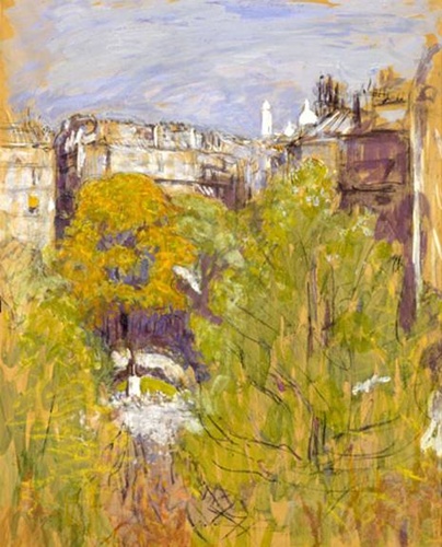 Edouard Vuillard - Le Sacré-Coeur vu de l'appartement de l'artiste, place Vintim...