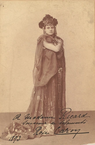 Wilhem Benque - La Cantatrice Rose Caron en costume de scène (dans Salammbô)