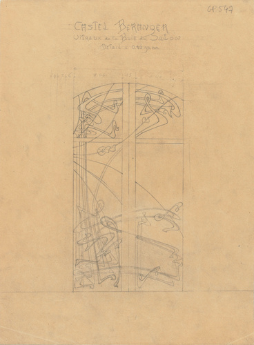 Hector Guimard - Paris 16e, 16, rue La Fontaine, Castel Béranger, propriété de M...