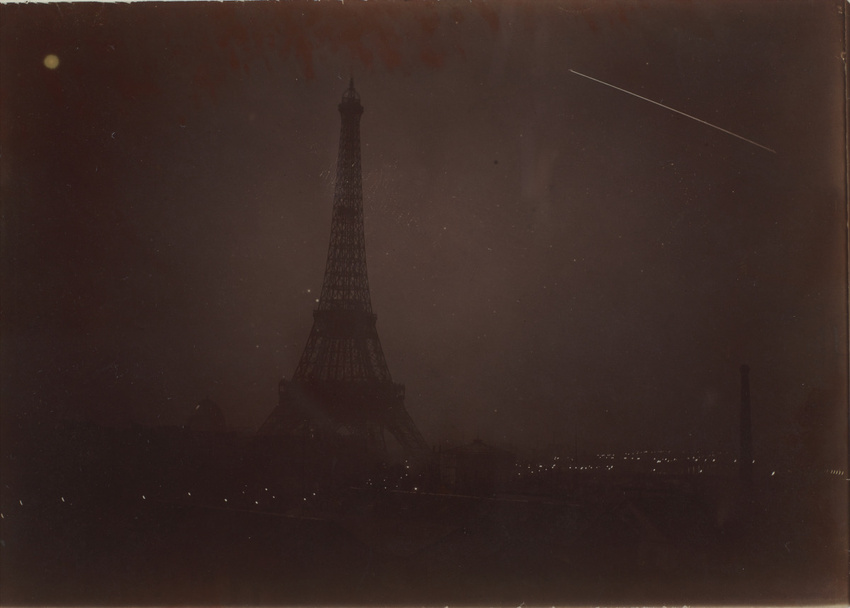 Gabriel Loppé - La Tour Eiffel dans la nuit