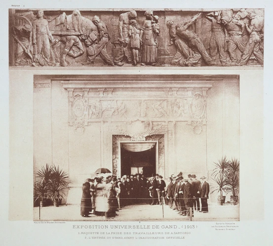 Raoul Brandon - Exposition universelle de Gand (1913), entrée de la section fran...