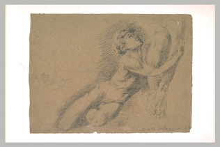 Jean-Baptiste Carpeaux - Etude pour l'un des fils d'Ugolin