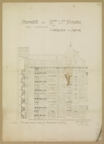 Hector Guimard - Paris 16e, 16, rue La Fontaine, Castel Béranger, propriété de M...