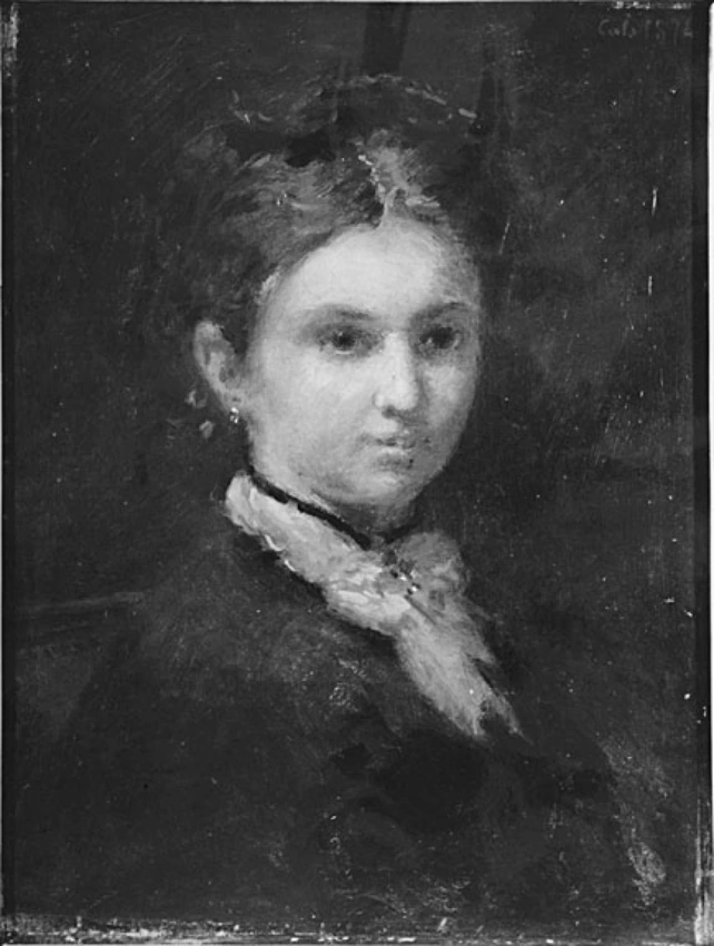 Portrait de Léonie-Rose Davy - Adolphe-Félix Cals