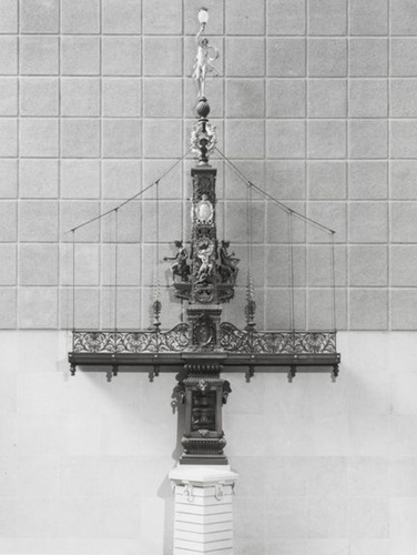 Albert Antoine Mezen - Point d'appui au milieu d'un pont suspendu, en 1894