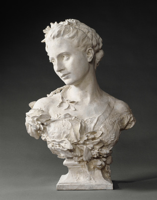 Jean-Baptiste Carpeaux - Amélie de Montfort en toilette de mariée