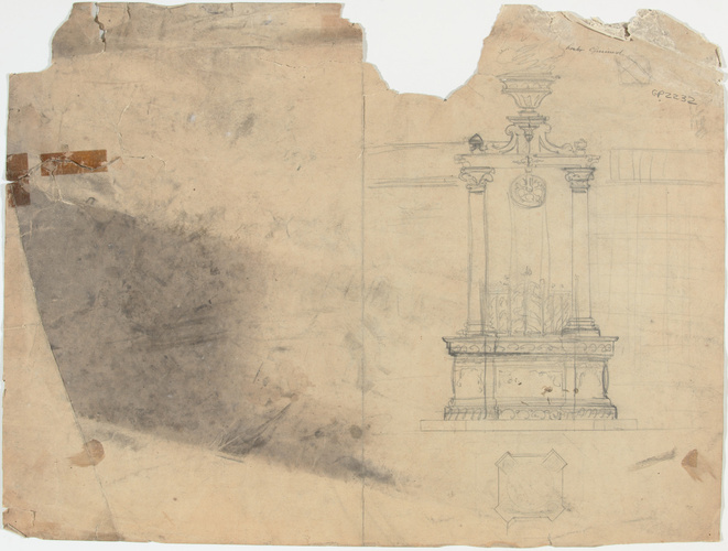 Hector Guimard - Travaux d'école. Problème d'identification