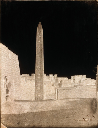 John Beasley Greene - Louqsor, obélisque, faces est et sud