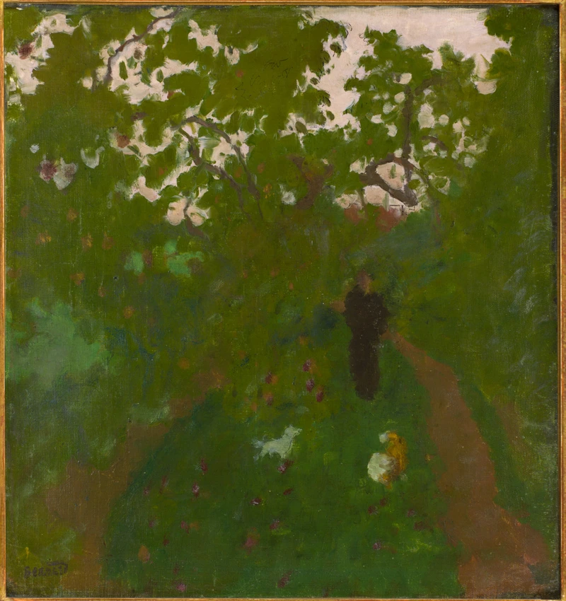 Pierre Bonnard - Promenade dans le jardin