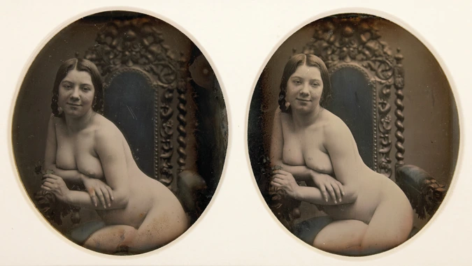 Auguste Belloc - Femme assise appuyée sur un bras