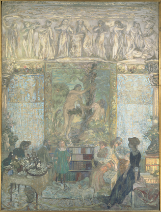 La Bibliothèque - Edouard Vuillard