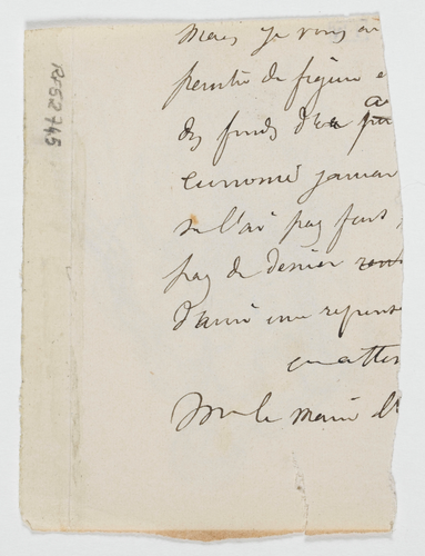 William Bouguereau - Annotations manuscrites