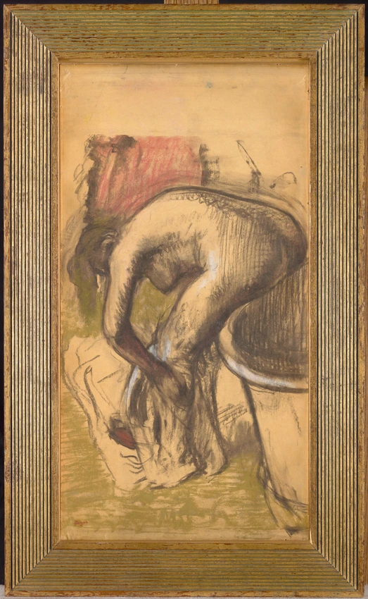 Baigneuse s'essuyant - Edgar Degas