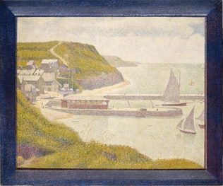 Georges Seurat - Port-en-Bessin, avant-port, marée haute