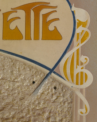 Hector Guimard - Enseigne pour le Castel Henriette