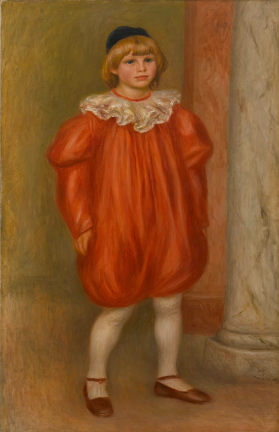 Claude Renoir en clown - Auguste Renoir