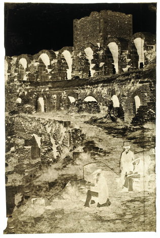 Édouard Baldus - Arles (Bouches-du-Rhône) - Amphithéatre, vue intérieure