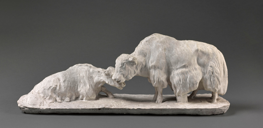 Rembrandt Bugatti - Couple de yacks