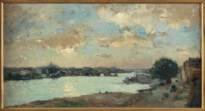 Albert Lebourg - Pont de Tolbiac, vu de Bercy