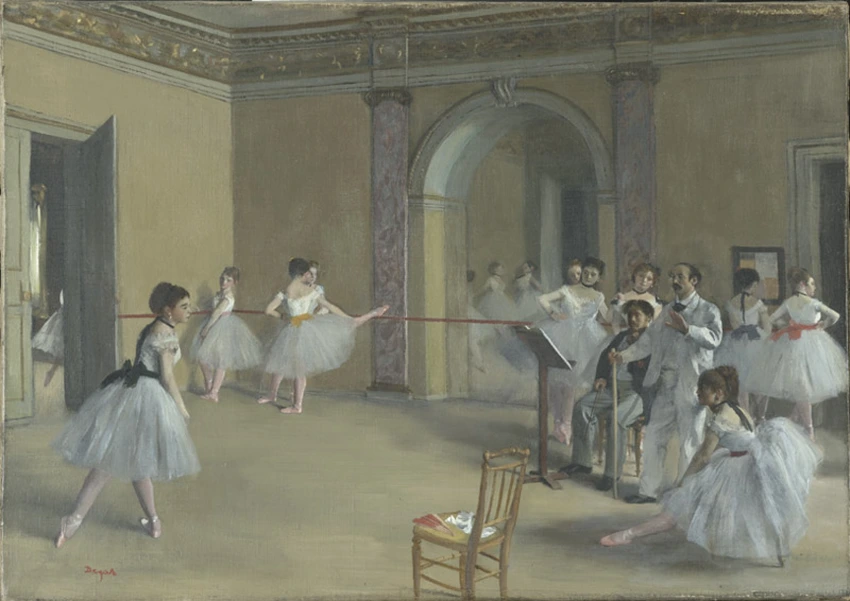Le Foyer de la danse à l'Opéra de la rue Le Peletier - Edgar Degas