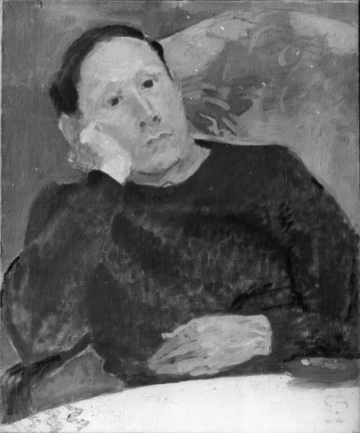 Cuno Amiet - Portrait du peintre Ossip Lubitch