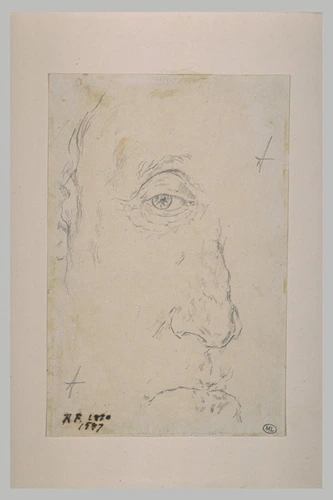 Ferdinand Gaillard - Etude pour un portrait d'homme